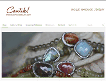 Tablet Screenshot of cantikjewelry.com